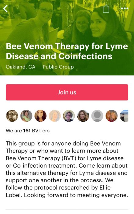 Bee venom therapy for lyme and coinfections